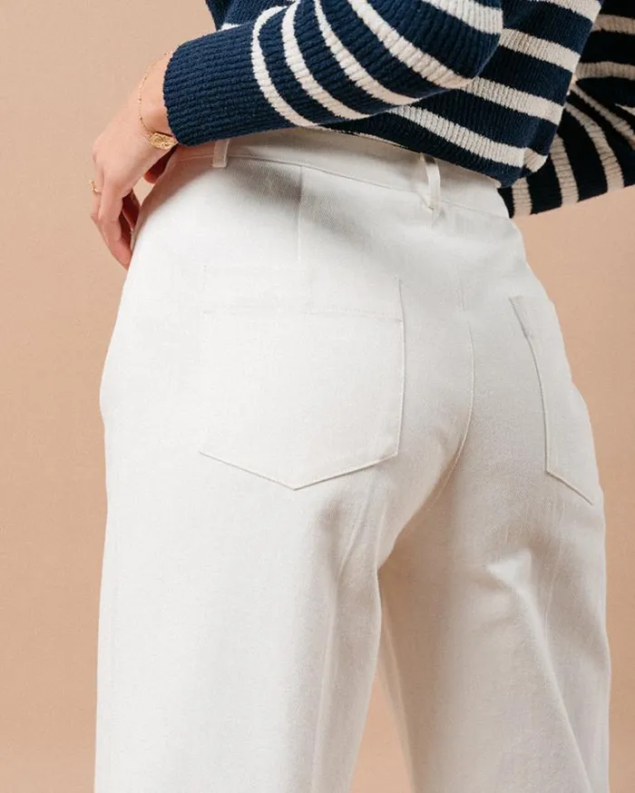 Grace and Mila HighWaisted Trousers TROUSERS BLANC MAURICE 8211 Shop