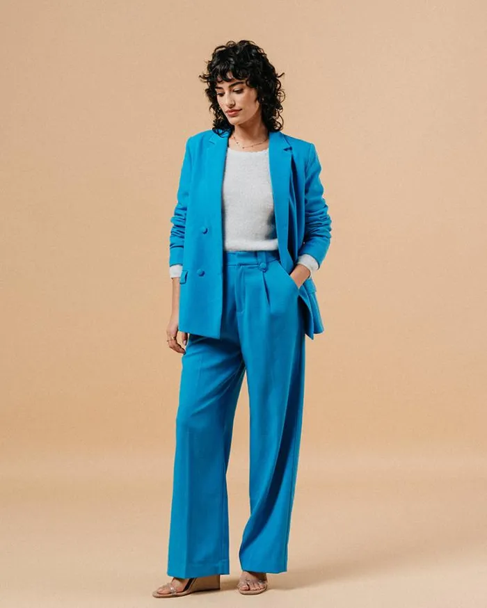 Grace and Mila HighWaisted Trousers TROUSERS BLEU MARLY 8211 Shop