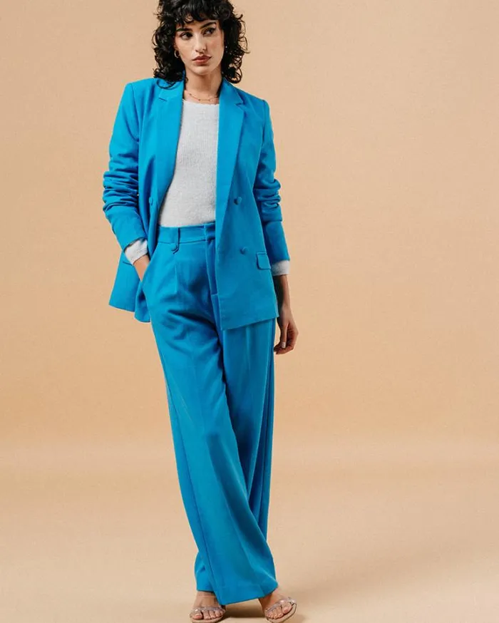 Grace and Mila HighWaisted Trousers TROUSERS BLEU MARLY 8211 Shop