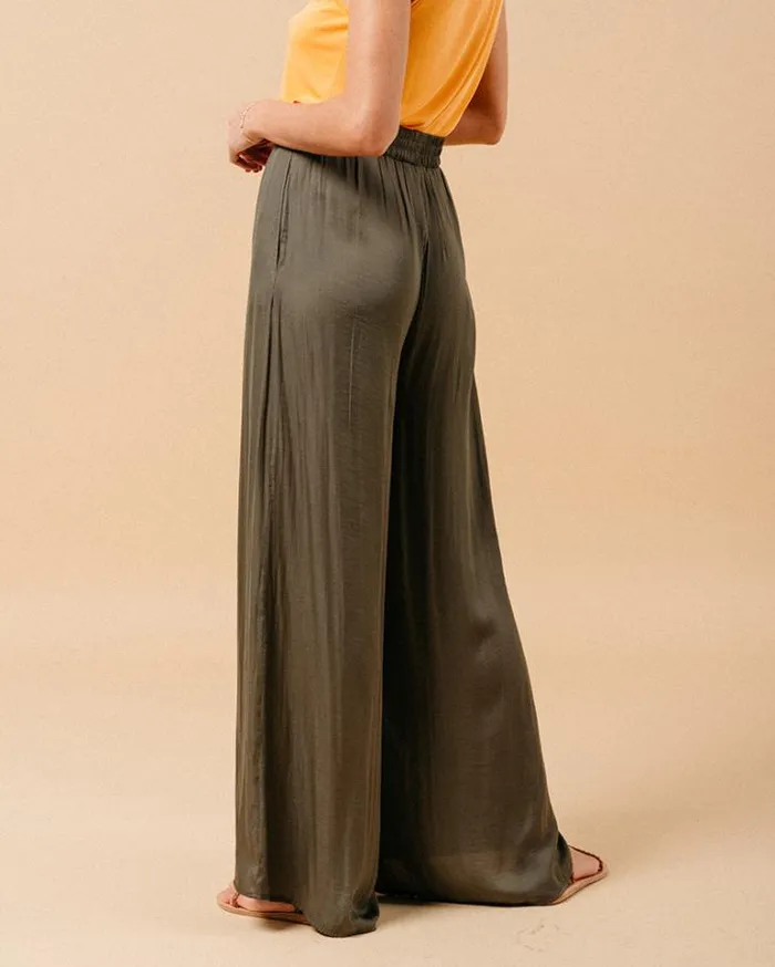 Grace and Mila HighWaisted Trousers TROUSERS KAKI MATCHA 8211 Shop