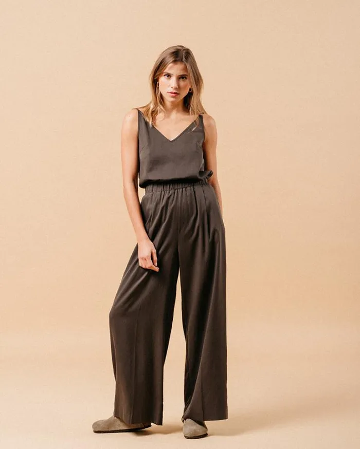 Grace and Mila HighWaisted Trousers TROUSERS KAKI MATHILDE 8211 Shop