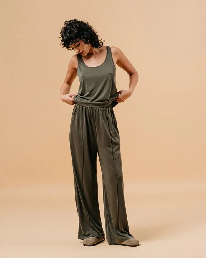 Grace and Mila HighWaisted Trousers TROUSERS KAKI MAXWELL 8211 Shop