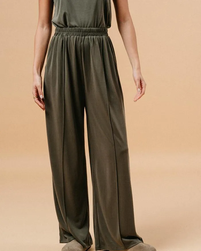 Grace and Mila HighWaisted Trousers TROUSERS KAKI MAXWELL 8211 Shop