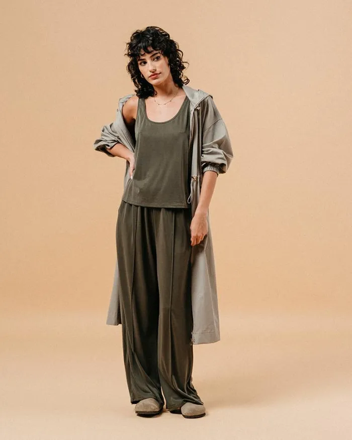 Grace and Mila HighWaisted Trousers TROUSERS KAKI MAXWELL 8211 Shop