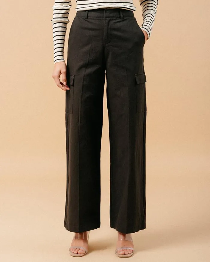 Grace and Mila HighWaisted Trousers TROUSERS NOIR MATEO 8211 Shop