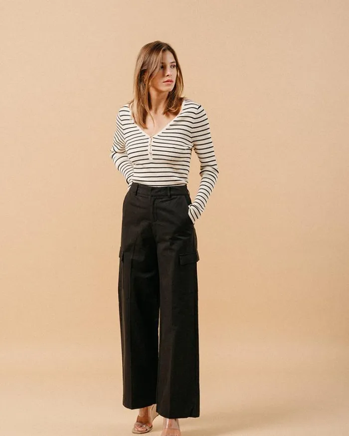 Grace and Mila HighWaisted Trousers TROUSERS NOIR MATEO 8211 Shop