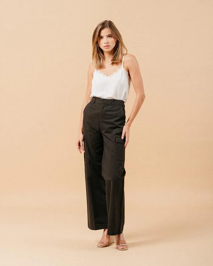 Grace and Mila HighWaisted Trousers TROUSERS NOIR MATEO 8211 Shop