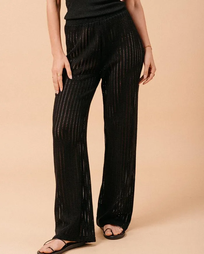 Grace and Mila HighWaisted Trousers TROUSERS NOIR MORGANE 8211 Shop