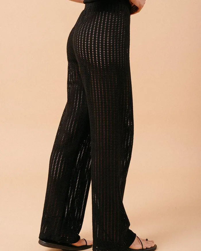 Grace and Mila HighWaisted Trousers TROUSERS NOIR MORGANE 8211 Shop