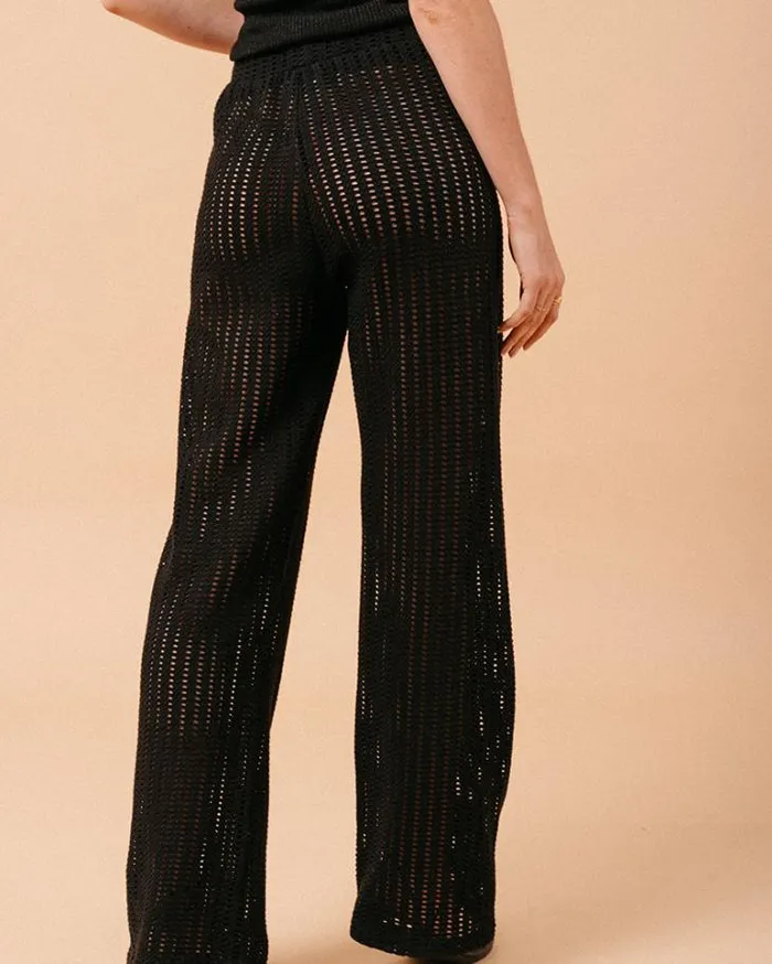 Grace and Mila HighWaisted Trousers TROUSERS NOIR MORGANE 8211 Shop