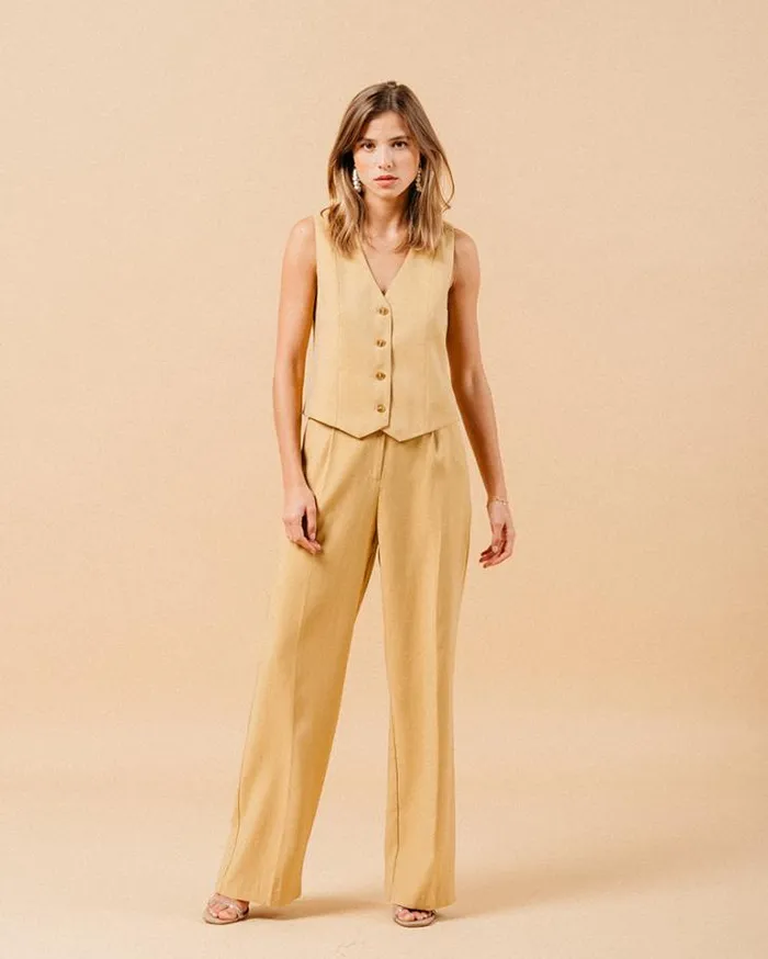 Grace and Mila HighWaisted Trousers TROUSERS OCRE MARC 8211 Shop