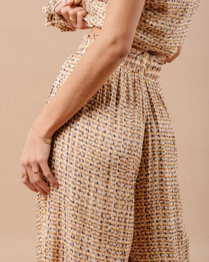 Grace and Mila HighWaisted Trousers TROUSERS OCRE MASHA 8211 Shop