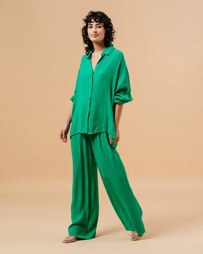 Grace and Mila HighWaisted Trousers TROUSERS VERT MATISSE 8211 Shop