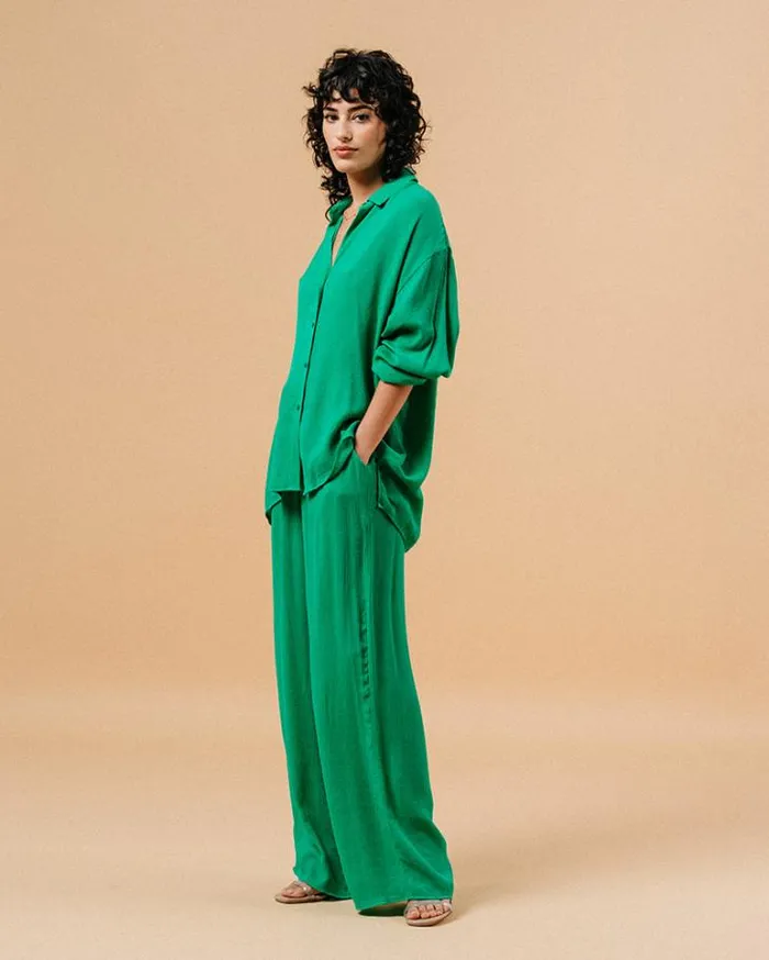 Grace and Mila HighWaisted Trousers TROUSERS VERT MATISSE 8211 Shop