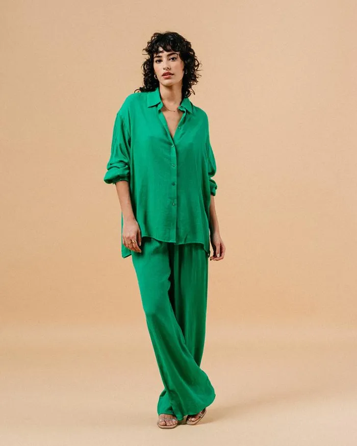 Grace and Mila HighWaisted Trousers TROUSERS VERT MATISSE 8211 Shop