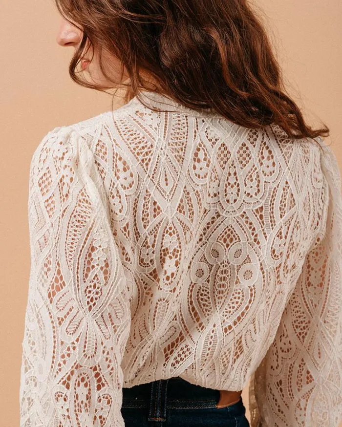Grace and Mila Lace Shirts BLOUSE ECRU MISHA 8211 Shop