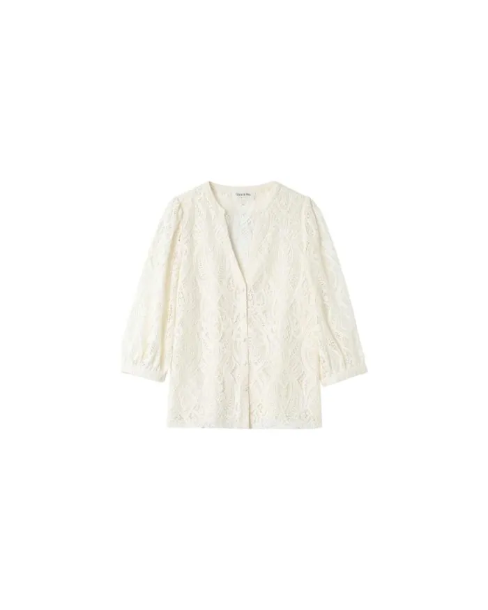 Grace and Mila Lace Shirts BLOUSE ECRU MISHA 8211 Shop