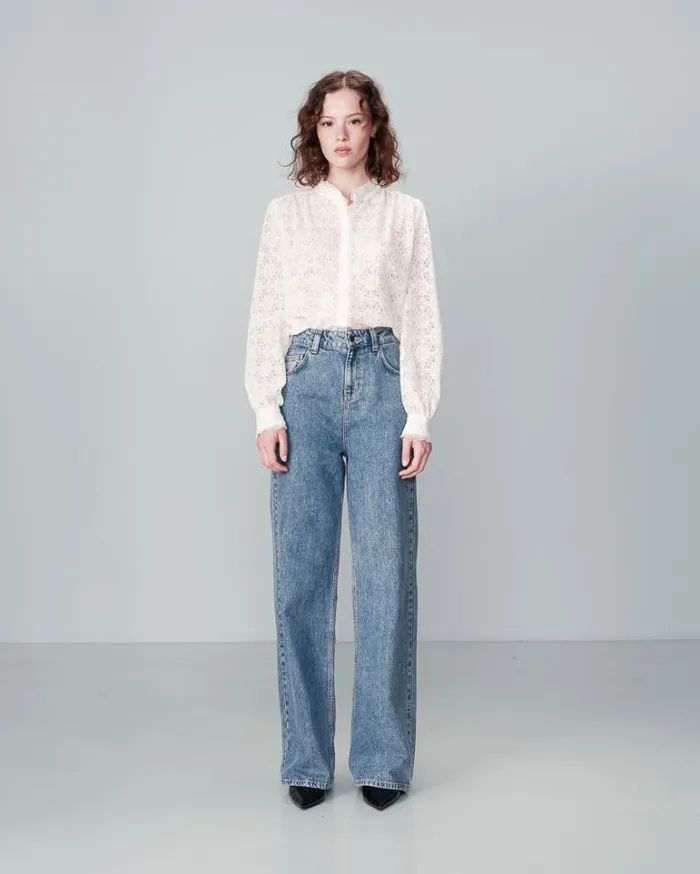 Grace and Mila Lace Shirts SHIRT ECRU NORA 8211 Shop