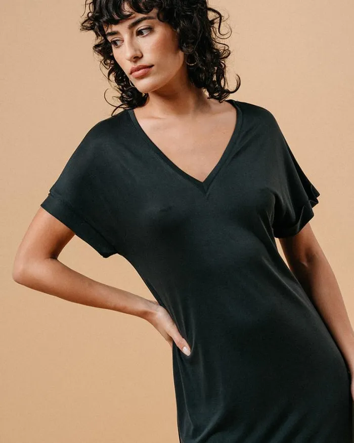 Grace and Mila Long Dresses DRESS ANTHRACITE MARGAUX 8211 Shop
