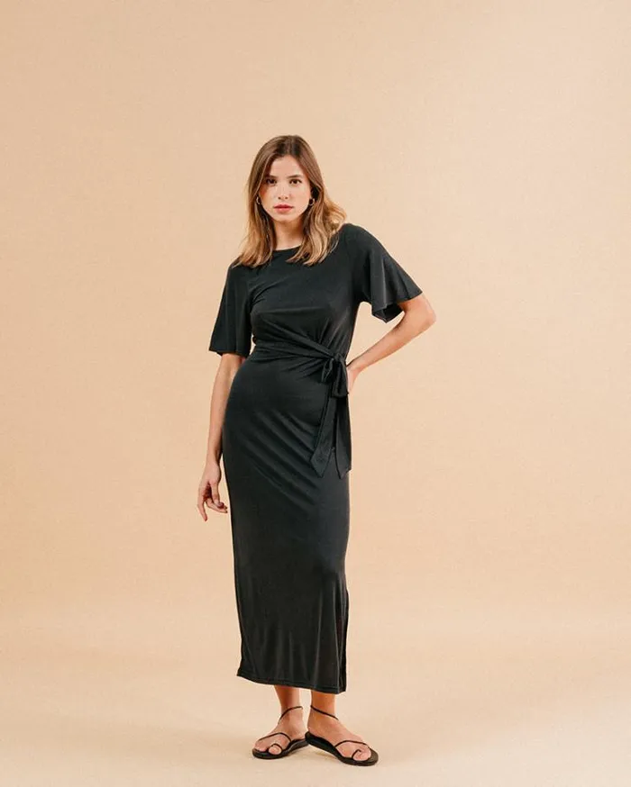 Grace and Mila Long Dresses DRESS ANTHRACITE MARYLINE 8211 Shop