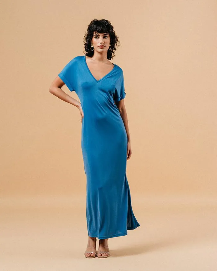 Grace and Mila Long Dresses DRESS BLEU MARGAUX 8211 Shop
