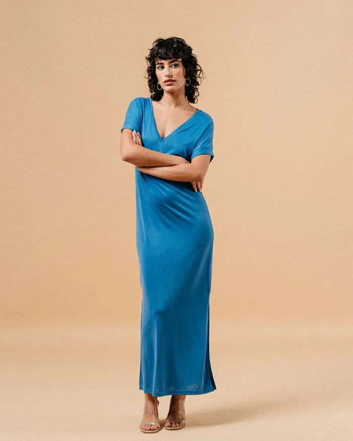Grace and Mila Long Dresses DRESS BLEU MARGAUX 8211 Shop