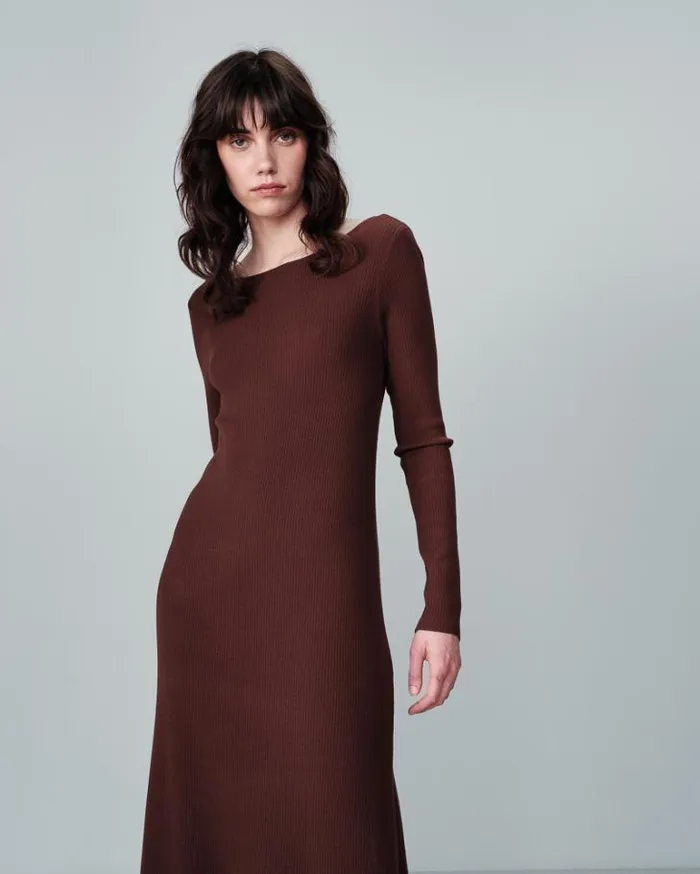Grace and Mila Long Dresses DRESS CHOCOLAT NATHALIE 8211 Shop