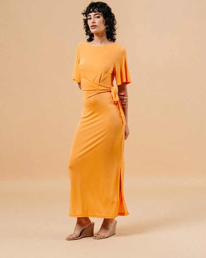 Grace and Mila Long Dresses DRESS JAUNE MARYLINE 8211 Shop