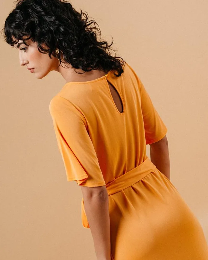 Grace and Mila Long Dresses DRESS JAUNE MARYLINE 8211 Shop