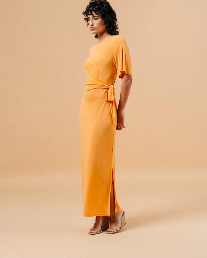 Grace and Mila Long Dresses DRESS JAUNE MARYLINE 8211 Shop
