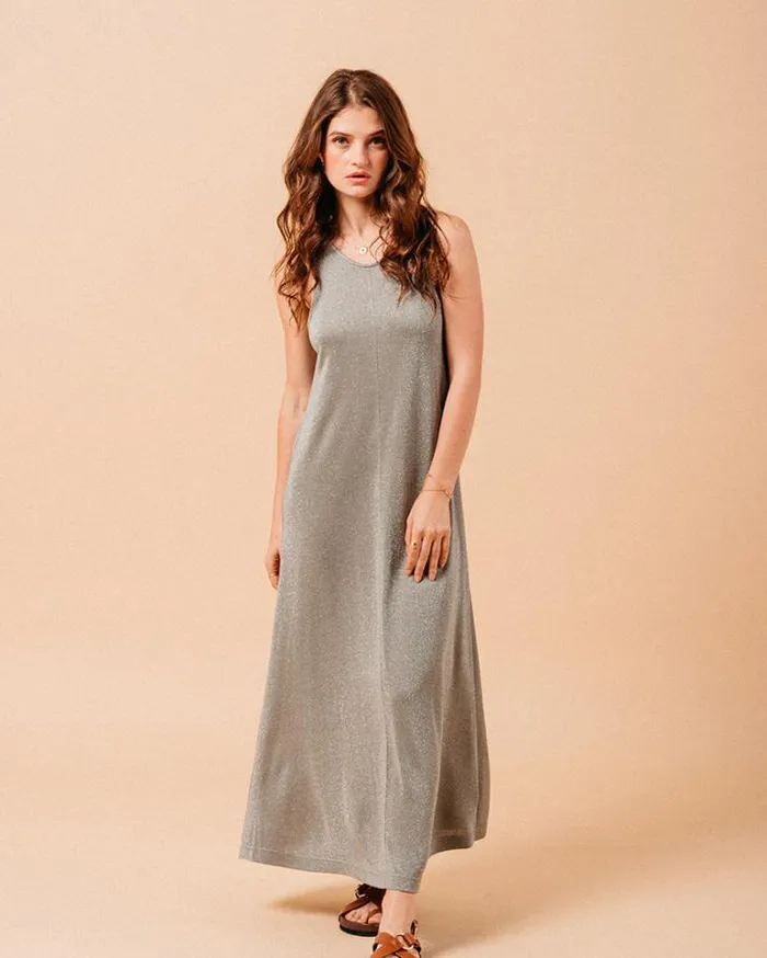 Grace and Mila Long Dresses DRESS KAKI MICHELLE 8211 Shop