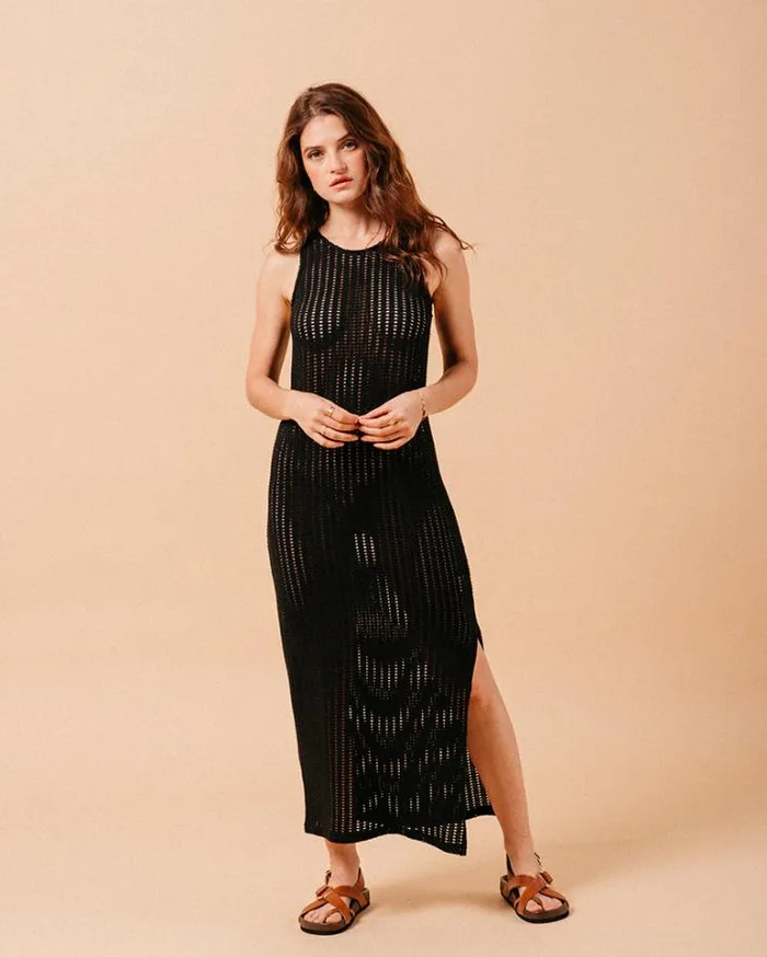 Grace and Mila Long Dresses DRESS NOIR MUSC 8211 Shop