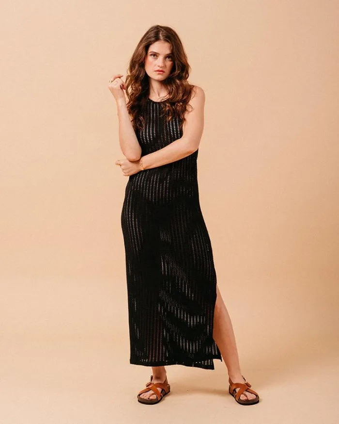 Grace and Mila Long Dresses DRESS NOIR MUSC 8211 Shop