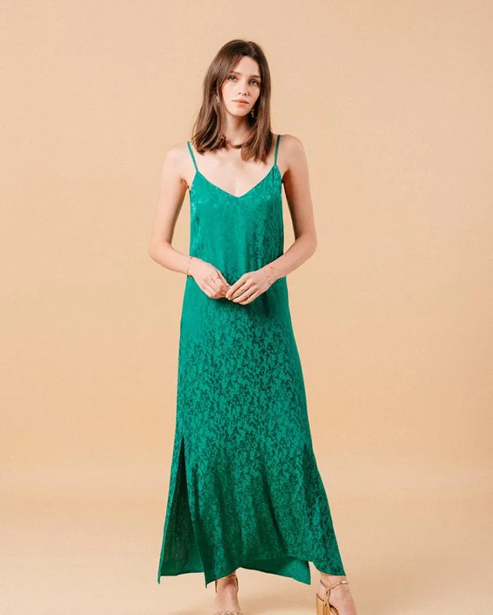 Grace and Mila Long Dresses DRESS VERT MICHAELA 8211 Shop
