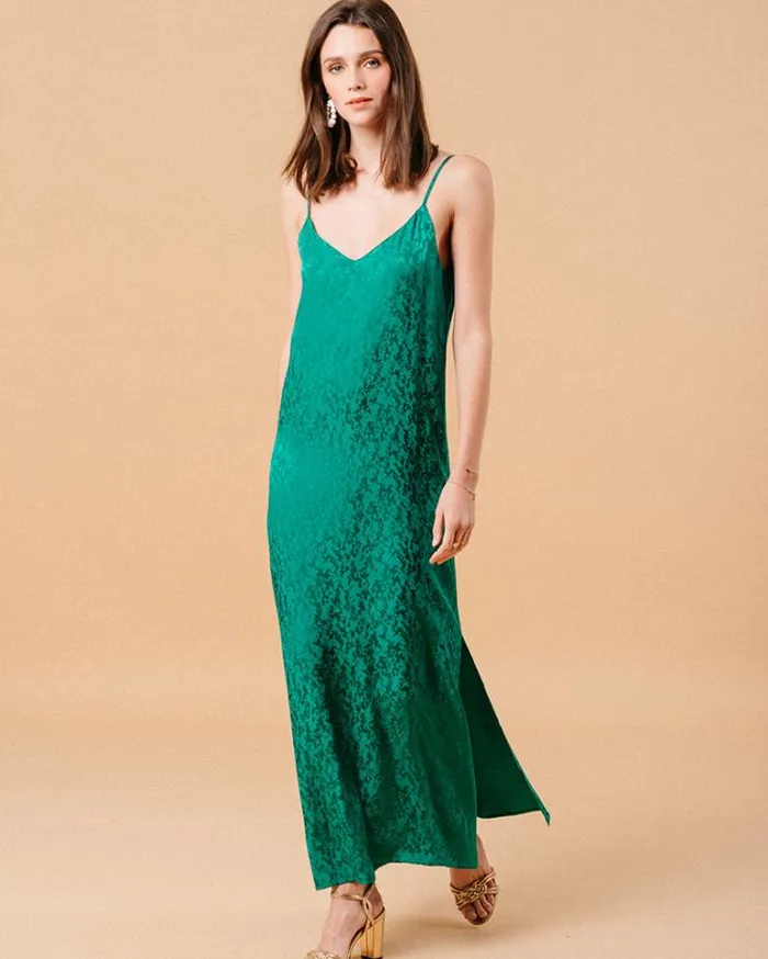 Grace and Mila Long Dresses DRESS VERT MICHAELA 8211 Shop