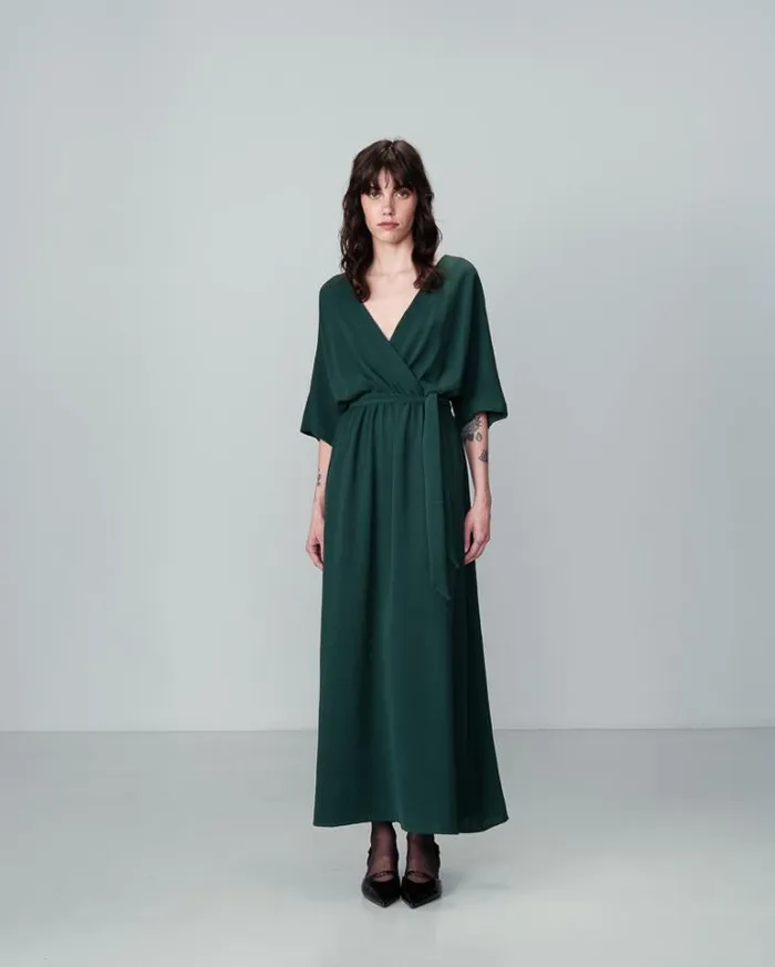 Grace and Mila Long Dresses DRESS VERT NAYA 8211 Shop