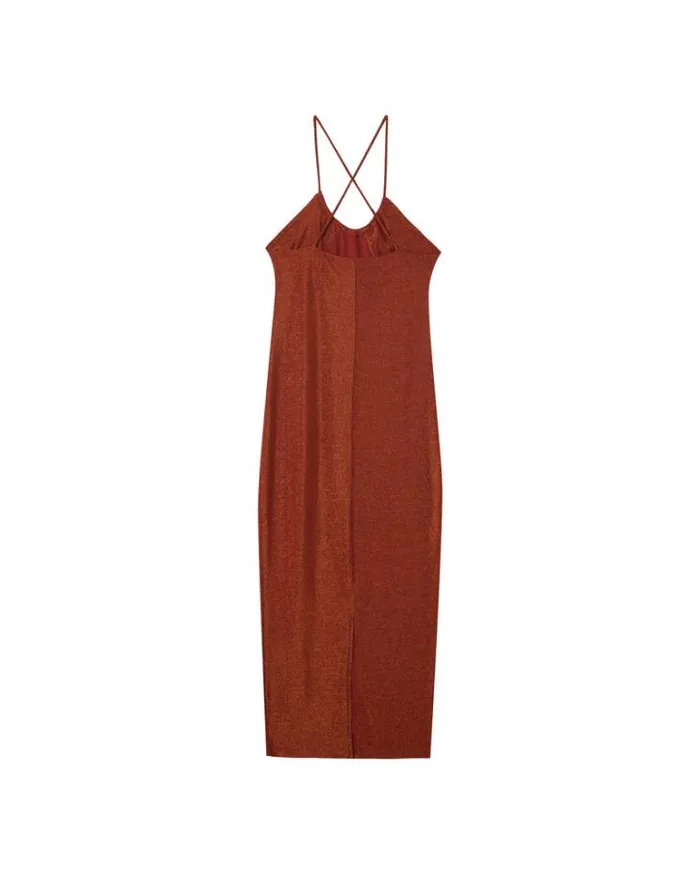 Grace and Mila Long Dresses ROBE LONGUE BRIQUE MILA 8211 Shop