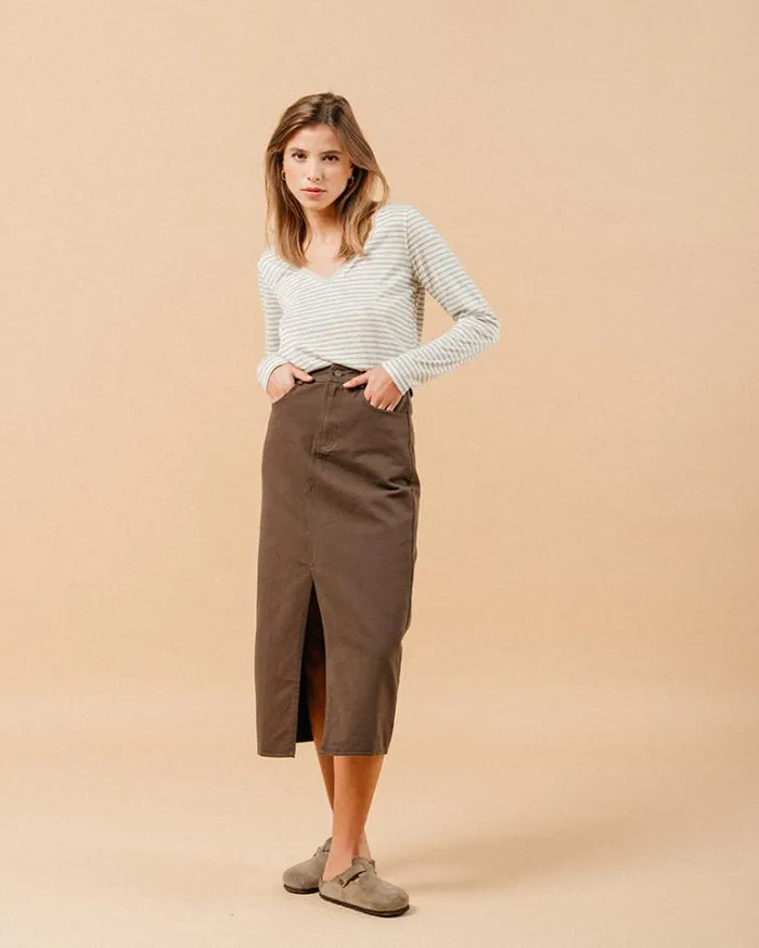 Grace and Mila LongSleeves Tshirts TSHIRT BEIGE MARTIN 8211 Shop