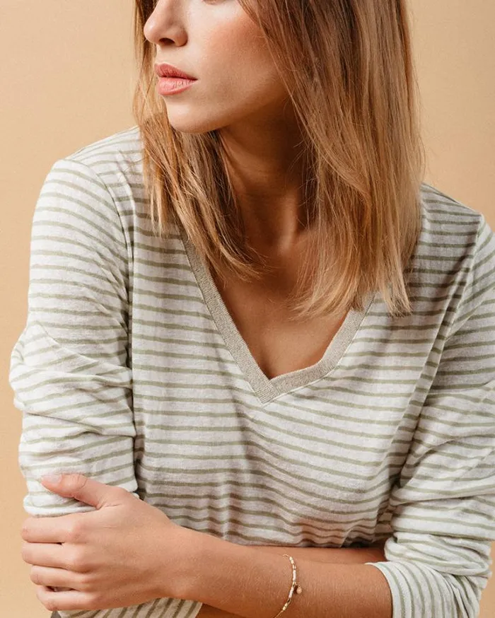 Grace and Mila LongSleeves Tshirts TSHIRT BEIGE MARTIN 8211 Shop