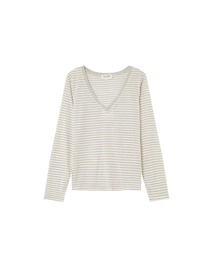 Grace and Mila LongSleeves Tshirts TSHIRT BEIGE MARTIN 8211 Shop