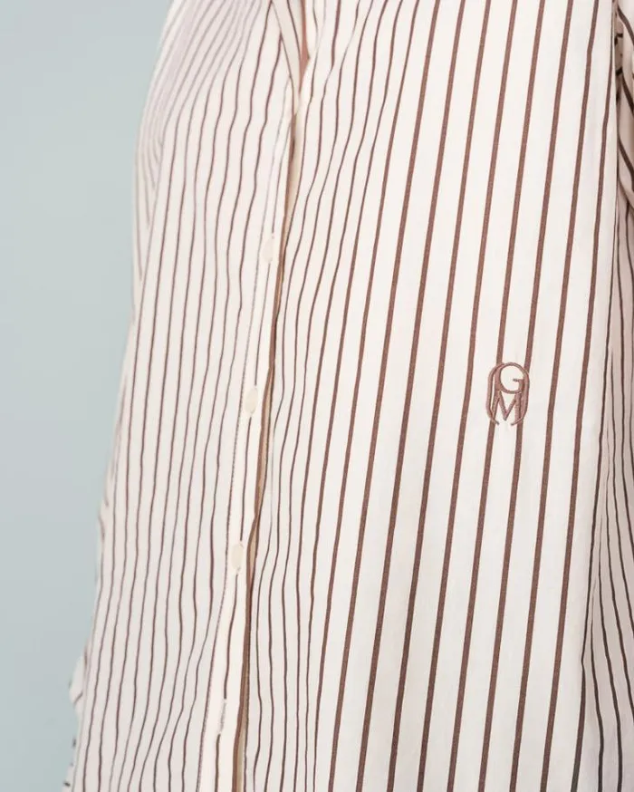 Grace and Mila Longsleeves Shirts SHIRT BEIGE NUSETTA 8211 Shop