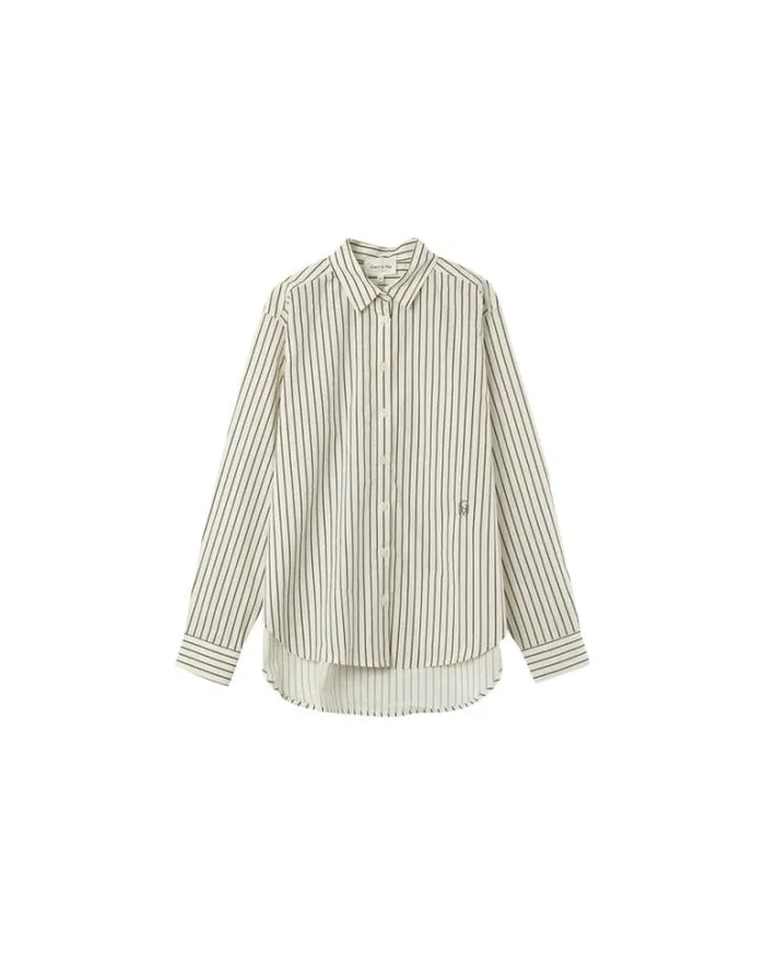 Grace and Mila Longsleeves Shirts SHIRT BEIGE NUSETTA 8211 Shop