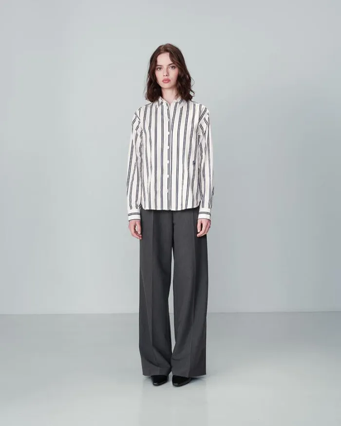 Grace and Mila Longsleeves Shirts SHIRT BLEU NUSETTA 8211 Shop