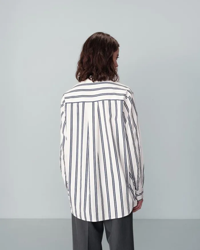 Grace and Mila Longsleeves Shirts SHIRT BLEU NUSETTA 8211 Shop