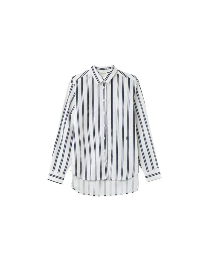 Grace and Mila Longsleeves Shirts SHIRT BLEU NUSETTA 8211 Shop