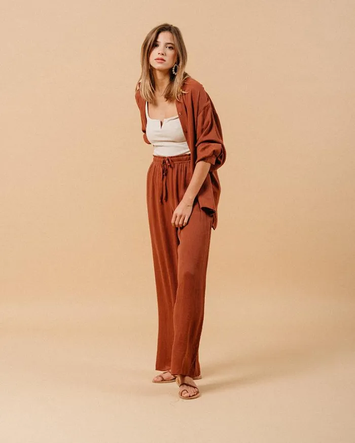Grace and Mila Longsleeves Shirts SHIRT CHOCOLAT MARKET 8211 Shop
