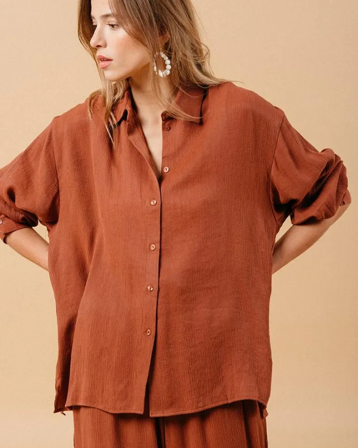 Grace and Mila Longsleeves Shirts SHIRT CHOCOLAT MARKET 8211 Shop