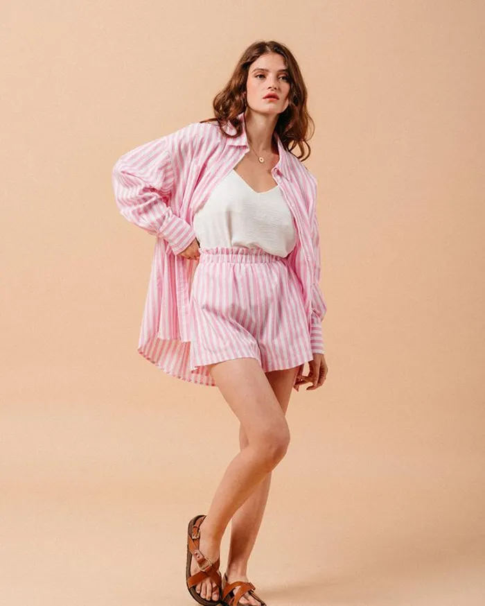 Grace and Mila Longsleeves Shirts SHIRT ROSE MONTREUIL 8211 Shop
