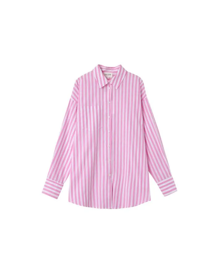 Grace and Mila Longsleeves Shirts SHIRT ROSE MONTREUIL 8211 Shop