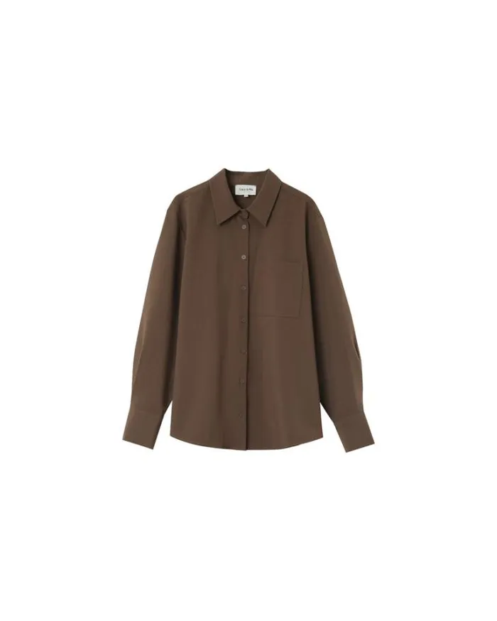 Grace and Mila Longsleeves Shirts SHIRT TAUPE NONO 8211 Shop